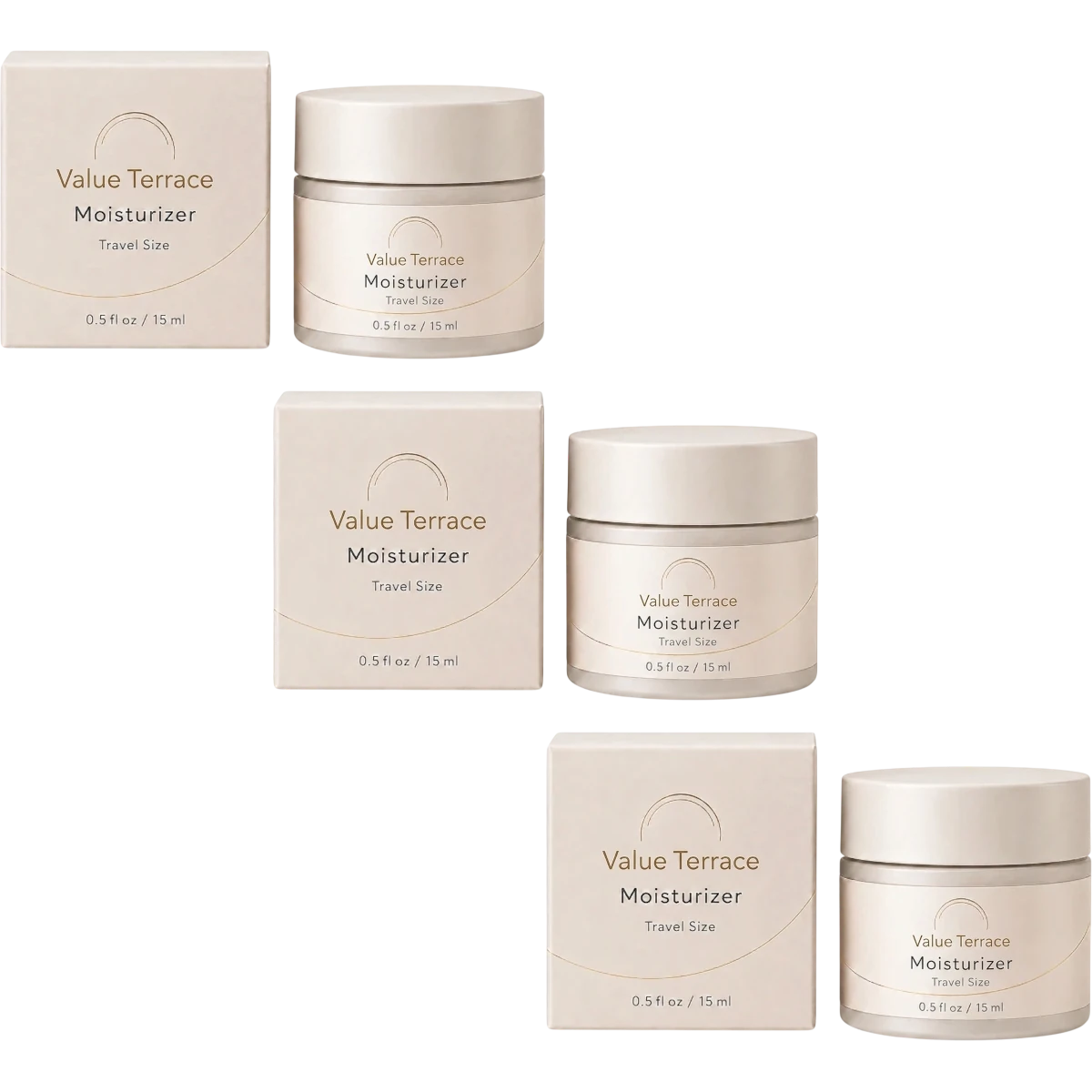 Value Terrace 3 Travel Size Moisturizers