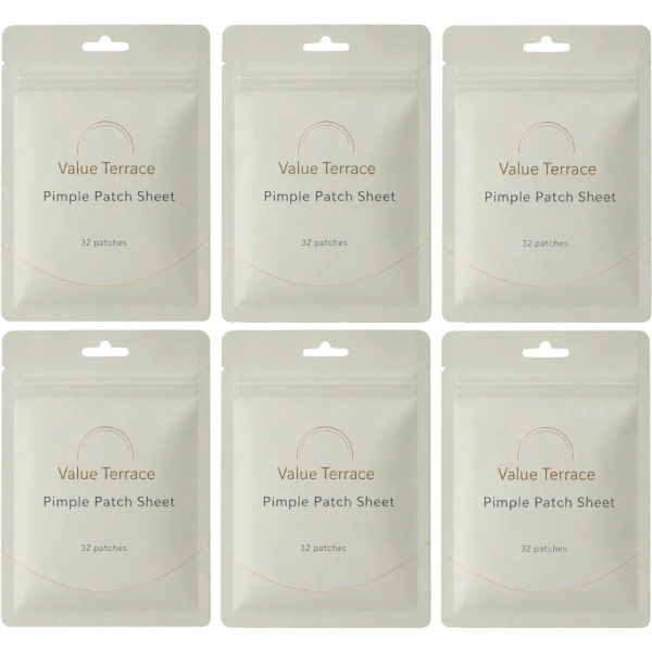 Value Terrace 6 Sheet Pimple Patches