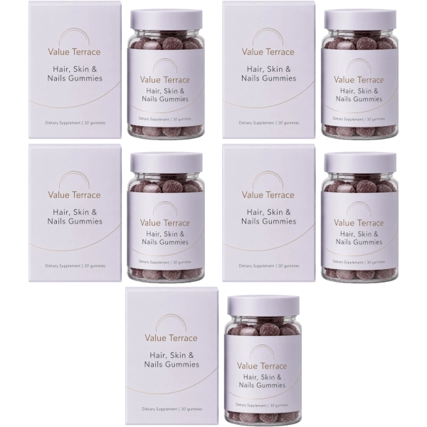 Value Terrace 5 Hair, Skin & Nails Gummies